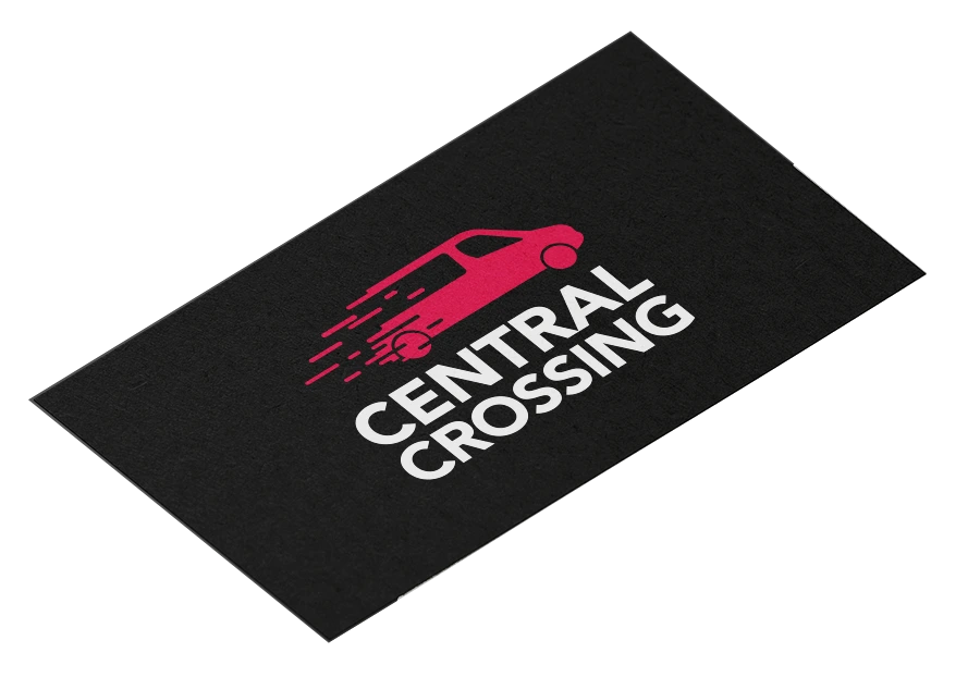 Wizytówka z logo Central Crossing
