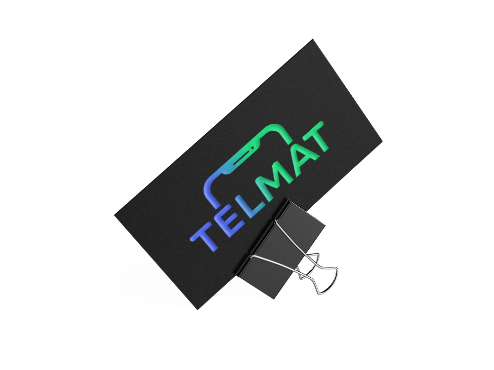Wizytówka z logo TelMat
