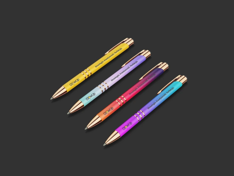 Długopisy z logo GlowUp
